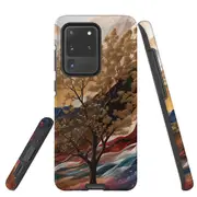 For Samsung Galaxy S20 Ultra Tough Protective Cover, Mysterious Golden Tree