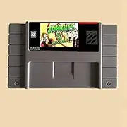 Royal Retro Zombies Ate My Neighbors 16 bit Big Gray Game Card For NTSC Game Player 10pcs/lot