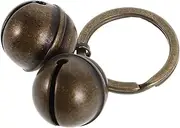 FUTUREORYY 1set Hanging Dog Collar Bells Decorative Pet Bells for Cats Dogs Delicate Metal Design Enhances Convenient for Indoor Outdoor Use