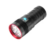 Waterproof Aluminum Alloy XHP70 4000LM LED Diving Flashlight Underwater Torch
