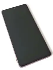 ORG Original LCD Display with frame for Samsung Galaxy S20 FE purple + antenna