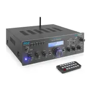 Pyle 200W Bluetooth Stereo Receiver Home Amplifier Digital Display Compact Audio