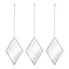 Creekview Home Emporium Accent Mirrors Small Diamond Decorative Wall Mirror 3pc