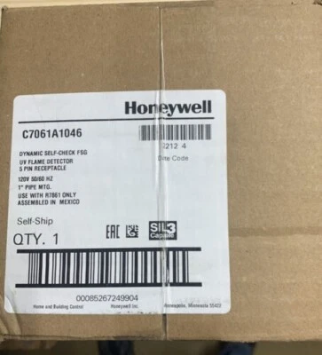 1PC Honeywell C7061A1046 UV Flame Detector C7061A1046 New In Box Expedited Ship