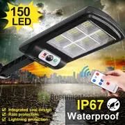 9000000LM Lampara Solar Luces De Calle LED Con Sensor 3 Modos Para Patio Jardin