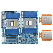For Gigabyte MZ73-LM0 (rev. 2.0)+2x AMD EPYC GENOA SP5 ZEN4 9374F combination