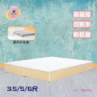 在飛比找momo購物網優惠-【·Fly·飛迅家俱】塑鋼單人床底3.5尺6色