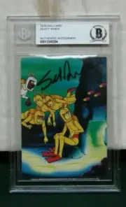 1994 Cardz Hanna-Barbera Classics Checklist Card SIGNED SCOTT INNES BAS Beckett