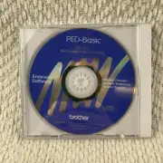 BROTHER PED-Basic Embroidery Design Software Version 1.0 CD-ROM ONLY