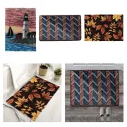 Latch Hook Kit Rug DIY Handmade Needlework Embroidery Carpet Making Crocheting