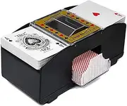 2 Decks Automatic Card Shuffler Automatic Playing Cards Shuffler Mixer Games Poker Sorter Machine Dispenser for Travel Home Festivals Xmas Party Battery Operated Automatic Card Shuffler