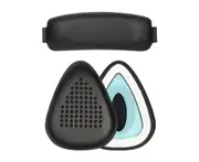 Comfortable Protein Ear pads HeadBeams for Meka Dva Headset Earmuff Memory Foam Noise Cancelling Ear Pad Cover Headband