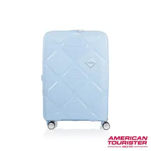 【AMERICAN TOURISTER 美國旅行者】25吋Instagon 防盜拉鍊可擴充避震飛機輪PP行李箱(多色可選)