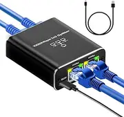Ethernet Splitter 1 to 3 - Ethernet Splitter Adapter - 1000Mbps Ethernet Splitter, USB Charging, 3 Devices High-Speed Gigabit Networking for Hubs