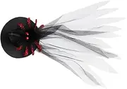 [FOMIYES] Gothic Halloween Small Top Hat Hairpin Lightweight Hair Clip with Duckbill Clip for Costume Party Masquerade and Photo Shoot Accessory