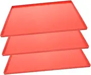BEBEMOKO Versatile Silicone Pad for Food Dehydrator 3pcs Sheets for Baking Drying Preserving