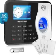 HapAttend Time Clock - Fingerprint Time Clocks for Employees Small Business -AU