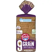 Tip Top 9 Grain Wholemeal Sandwich Slice Bread Loaf Bakery 750g