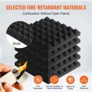 Acoustic Foam Panels 36 Pack 12x12x2 Soundproofing for Studio Walls Ceilings