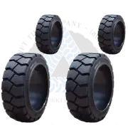 18X6X12-1/8 | 15X5X11-1/4 CUSHION SOLID FORKLIFT TIRES | TR 4X DEAL