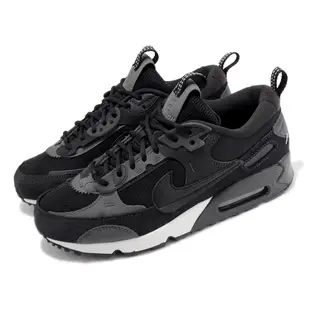 Nike 休閒鞋 Wmns Air Max 90 Futura 黑 灰 氣墊 女鞋 【ACS】 DM9922-003