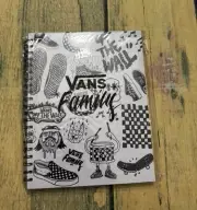 VANS Family Exclusive Spiral Notebook 100 Pages Drawing Sketch Brand New!