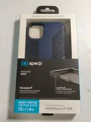 Speck Presidio Grip iPhone 11 Pro Max Case, Navy Blue, NEW & FREE SHIPPING