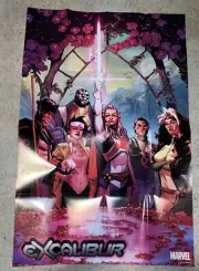 RARE NEW Marvel Comics Excalibur 2019 Promotional Promo 24 x 36 Poster