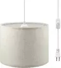 Plug in Pendant Light Hanging Lights with Plug in Cord, Hanging Lamp with
