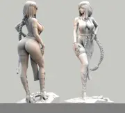 Marika 1/6 1/4 3D print figure Model Kit Unpainted Unassembled GK