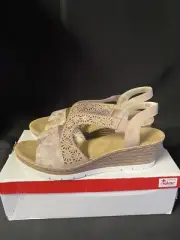 Rieker Platform Wedges Size 42