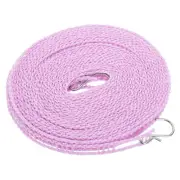 26.25ft Nylon Windproof Non-Slip Portable Clothesline Washing Line, Purple