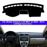 Car DashMat Dashboard Cover Carpet For Skoda Octavia 2 A5 MK2 1Z 2005 - 2014