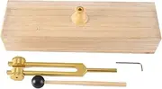 Aswalling Resonance Tuning Fork Tuning Fork 136.1HZ with Resonant Box and Hammer, for Chakra, Yoga, Relaxation