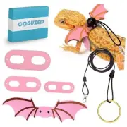 CoguZed Bearded Dragon Leash and Harness Set, Adjustable Lizard Harness with