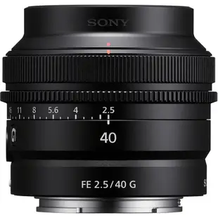 SONY FE 40mm F2.5 G SEL40F25G (公司貨) 標準定焦人像鏡頭 全片幅無反微單眼鏡頭 防塵防滴