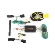 Curt 4-Way Flat S1,S2 T-Connector 2W Wiring Harness for 10-19 Lincoln MKT 56095