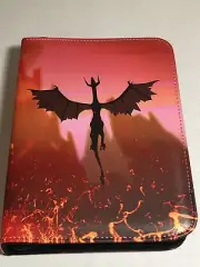 4-Pocket Card Binder for Pocket Monster Card Fits 400 Cards Zipper Collector TCG