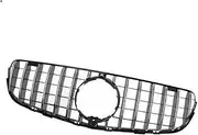 Compatible For GLC-Class 2016-2019 2020-2024 X253 Mercedes Benz GLC350 GLC300 GLC250 GLC43 GT Upper Bumper Hood Mesh Front Grill Grille(Grass green)