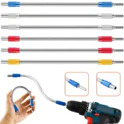 6Pcs Flexible Drill Bit Extension Shaft Extension Bit Holder Shaft Screwdriverㄨ
