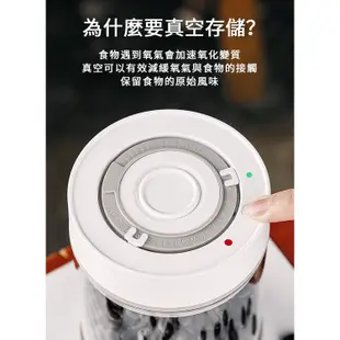 ONEISALL 電動抽真空密封罐 咖啡豆保存罐 玻璃咖啡粉密封罐 食品級茶葉儲存罐 600ml/750ml/950ml