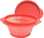 [Tupperware] FlatOut Flexible Storage Container 3 Cup Capacity Coral Color
