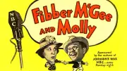 Vintage Fibber Mcgee & Mollie comedy old radio show sign ad on fridge magnet