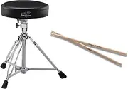 ROLAND DAP-2X V-Drums Accessory Package | Comfortable Throne and High-Quality Drumsticks for V-Drummers | Durable | Adjustable Height | Perfect for Beginners & Heavy Drumming Sessions