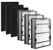 3 Pack HEPA & Carbon Filters for Holmes HAP616B-TU HAP633-U HAP8615 HAP8650