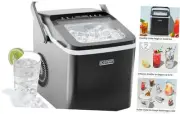 Dual-Size Ice Maker Countertop - Portable Ice Compact Bullet Ice Maker