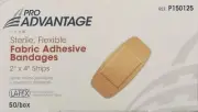 Pro Advantage Band-Aids - Fabric 2"x4" - Box of 50