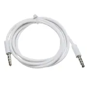 4 Pole 1m 3.5mm Male Record Car Aux Audio Cord Headphone Connect Cable