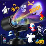 HD Pattern Laser Christmas HalloweHoliday Party Decorations LED Projector Light