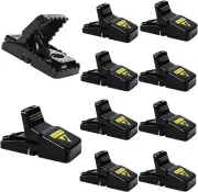 8Pcs Mouse Traps,New Mice Traps House，Mice Killer Indoor Mouse Snap Traps No See